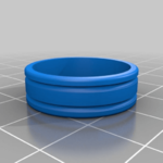  Wedding rings (alliances de mariage)  3d model for 3d printers