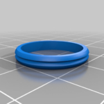  Wedding rings (alliances de mariage)  3d model for 3d printers