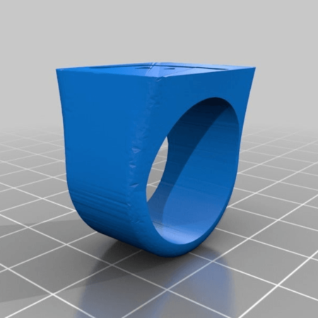 Modelo 3d de Marca de caín anillo para impresoras 3d