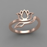 Modelo 3d de Tulip anillo br48 para impresoras 3d