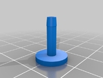  Clips peugeot 6mm  3d model for 3d printers