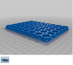  18650 lithium cell holder  3d model for 3d printers