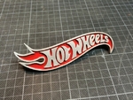 Modelo 3d de Hot wheels emblema para impresoras 3d