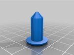  Car push pin plastic clip or rivet 8mm  3d model for 3d printers