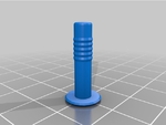  Car push pin plastic clip or rivet 8mm  3d model for 3d printers