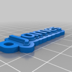  Key chain - james  3d model for 3d printers