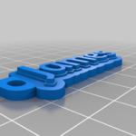 Modelo 3d de Llavero - james para impresoras 3d