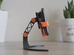 Mechanical quick grab/release phone stand  3d model for 3d printers