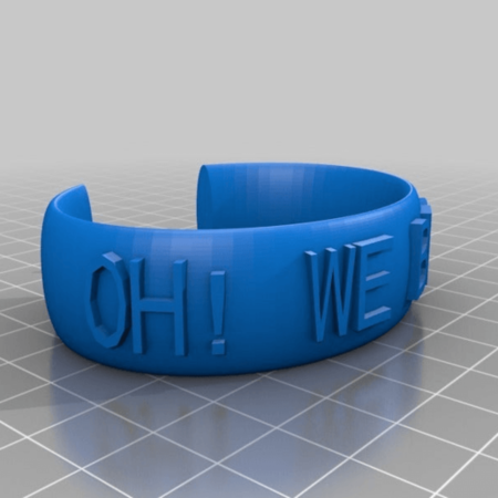 My Customized Ellipse Message Band - OH! WE BEST! - A59, B48