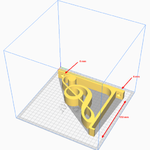 Modelo 3d de Las notas musicales de los soportes de estante con palets de madera para impresoras 3d