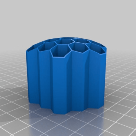  Honeycomb pencil holder-5-2-2-46  3d model for 3d printers