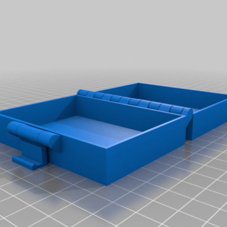  My customized buckle box, printable in one piece  3d model for 3d printers