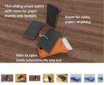 Modelo 3d de Smart wallet - deslizante en 3d impreso cartera para impresoras 3d