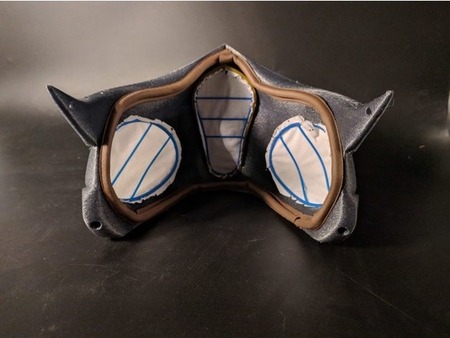  Respirator breathing mask with hepa filter  3d model for 3d printers