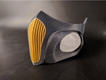  Respirator breathing mask with hepa filter  3d model for 3d printers