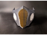  Respirator breathing mask with hepa filter  3d model for 3d printers