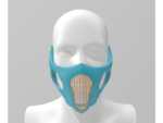  Respirator breathing mask with hepa filter  3d model for 3d printers