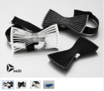  Bow tie 01 - flat  3d model for 3d printers