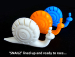  Snailz... note holders for people who are slow to get things done!   3d model for 3d printers