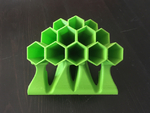 Modelo 3d de Telescópica de nido de abeja pen-titular para impresoras 3d