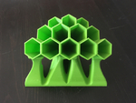  Telescopic honeycomb pen-holder  3d model for 3d printers