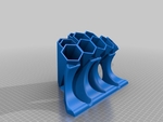  Telescopic honeycomb pen-holder  3d model for 3d printers