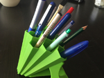  Telescopic honeycomb pen-holder  3d model for 3d printers