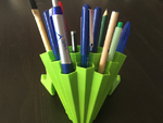  Telescopic honeycomb pen-holder  3d model for 3d printers