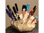  Honeycomb desk organizer  3d model for 3d printers