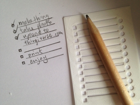 Thin todo list maker/stencil