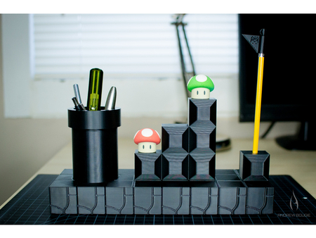  Super mario pen/pencil holder  3d model for 3d printers