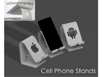  Mstand inspired phone stand  3d model for 3d printers