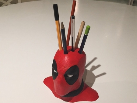 Deadpool Busto Sostenedor De La Pluma