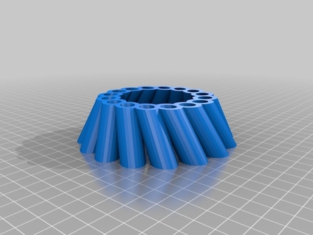 Hyperboloid pen holder