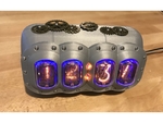  Steampunk nixie tube clock  3d model for 3d printers