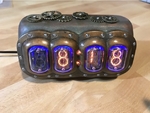  Steampunk nixie tube clock  3d model for 3d printers