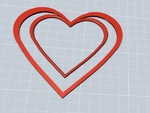 Modelo 3d de Corazón marcador para impresoras 3d