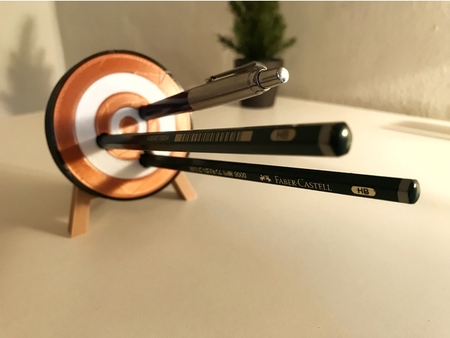 Archery Target Pen Holder