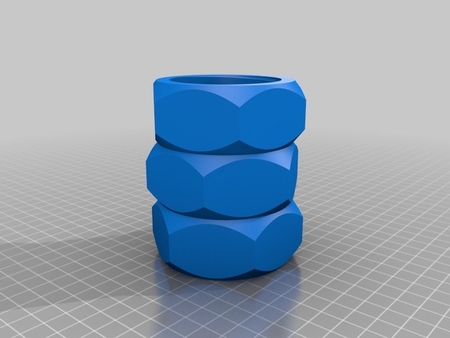  Nut pen holder  3d model for 3d printers