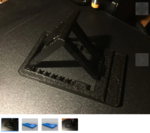 Universal phone/tablet stand with adjustable angle.  3d model for 3d printers