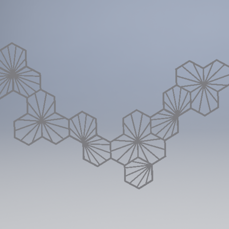  Geometric collar  3d model for 3d printers