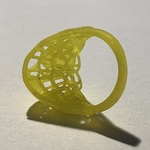 Modelo 3d de Corazón anillo para impresoras 3d