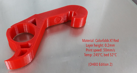  Smart one handed bottle opener  3d model for 3d printers