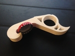  Smart one handed bottle opener  3d model for 3d printers