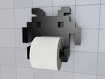  Space invader toilet paper holderq  3d model for 3d printers