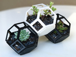  Plantygon - modular geometric stacking planter  3d model for 3d printers