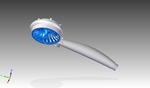  Francis turbine shower head  3d model for 3d printers