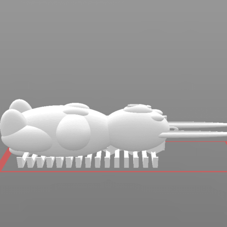 Modelo 3d de #stratomaker la mascota para impresoras 3d