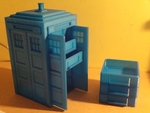 Modelo 3d de Tardis con cajones para impresoras 3d