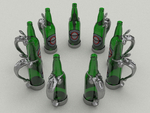  Bottle stein handle  3d model for 3d printers